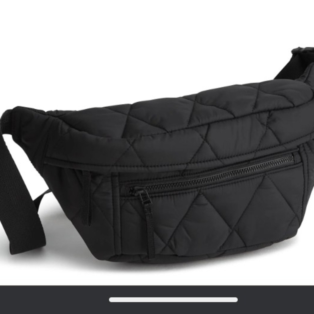 Vera Bradley Black Quilted Mini Bag